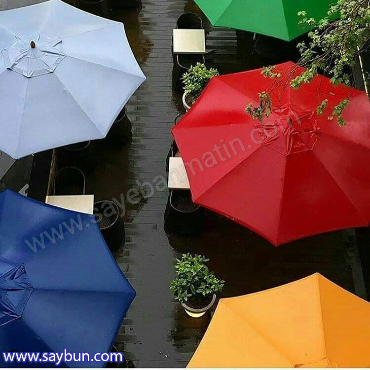 سایبان چتری مناسب | سایبان چتری رنگ های مختلف